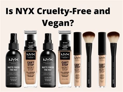 Is NYX a vegan brand